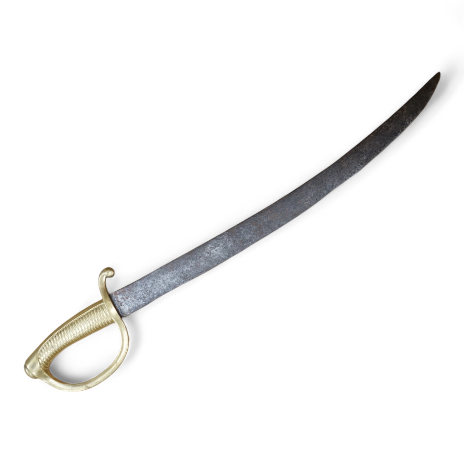 A mid 19th century infantryman’s short sword Gladius with cast brass hilt of universal pattern, stamped 306, together with two Continental infantyman’s side arm briquet, one stamped; M. and R. Boker Remscheid (3)